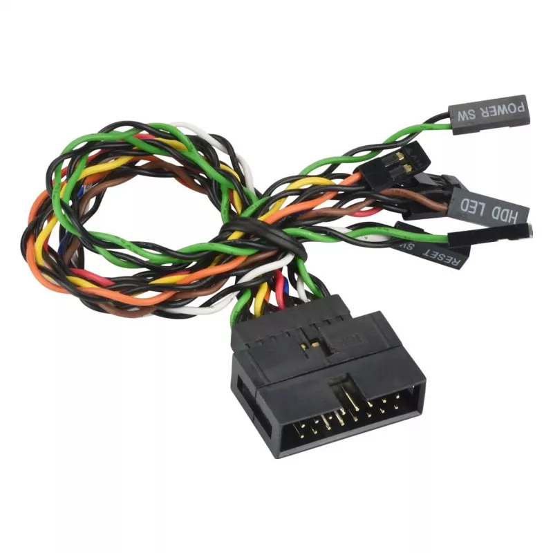 Supermicro CBL-0084L 16-pins frontpaneel splitterkabel, 15 cm