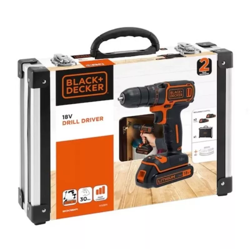 BLACK+DECKER 18V boorschroefmachine BDCDC18BAFC-QW