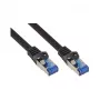 Good Connections Cat.6A patchkabel SmartFLEX HF zwart 0,25m