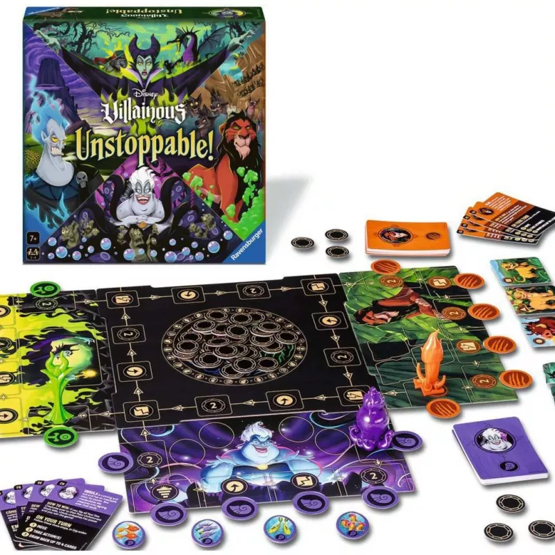 Bordspel Ravensburger Disney Villainous Unstoppable! Strategie voor kinderen vanaf 7 jaar