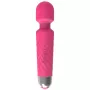 Clitoris-massageapparaat Erolab Wand-M MFN01r rosé roze — compacte massagestaf in toverstafstijl
