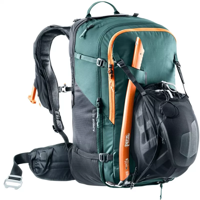 Deuter Alproof 30 SL lawinerugzak - zwart/groen denim
