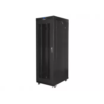 Lanberg FF01-8227-23BL rackkast 27U staande kast zwart