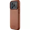 Mujjo Full Leather Case MagSafe hoes voor iPhone 17 Pro bruin