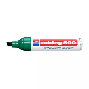 Permanentmarker Edding 500 beitelpunt groen