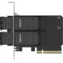 PCIe-adapterkaart icybox MB312M4P-B — 2× M.2 NVMe naar PCIe 4.0 x8 (bifurcatie)
