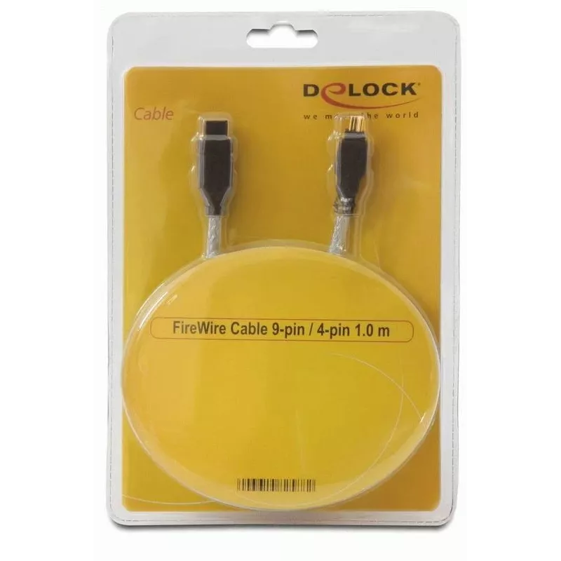 FireWire A/B-kabel DeLOCK 82588 1,0 m grijs