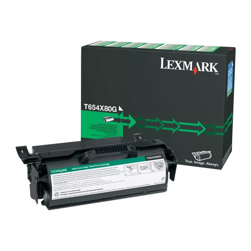 Tonercartridge Lexmark T654X80G 36K PGS zwart