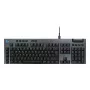 Bedrade mechanische gaming-toetsenbord Logitech G915 X zwart met RGB-verlichting