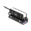 Koellichaam DELOCK 18460 voor M.2 SSD 2280 — aluminium/koper, RGB 5V, zwart