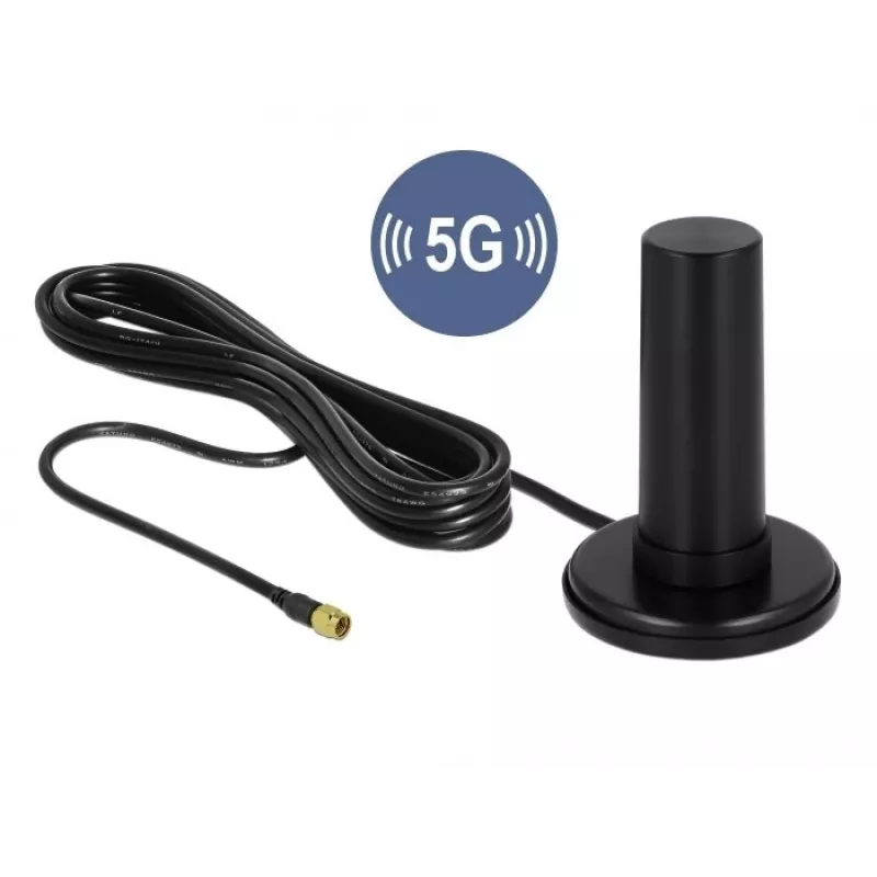 DeLOCK 12590 netwerkantenne omnidirectionele antenne SMA 3 dBi
