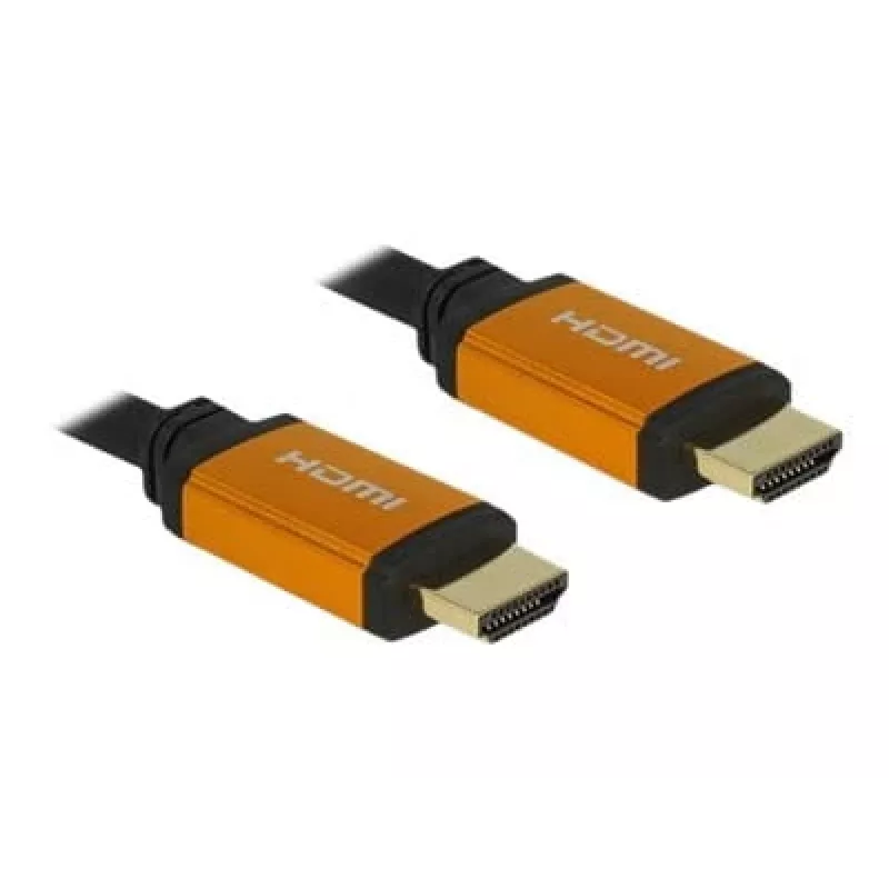 HDMI-kabel DeLOCK 85728 1,5 m type A zwart goud
