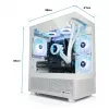 Thermaltake FTW V170A 5060Ti Snow wit/transparant Windows 11 Home