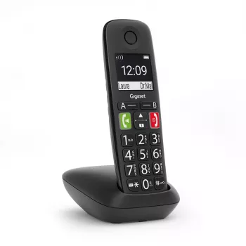 Gigaset E290 draadloze telefoon, zwart