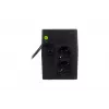 Uninterruptible power supply DIGITUS line-interactive DN-170064-B 800 VA (480 W), AVR, LCD, tower, 2 AC-uitgangen, type F