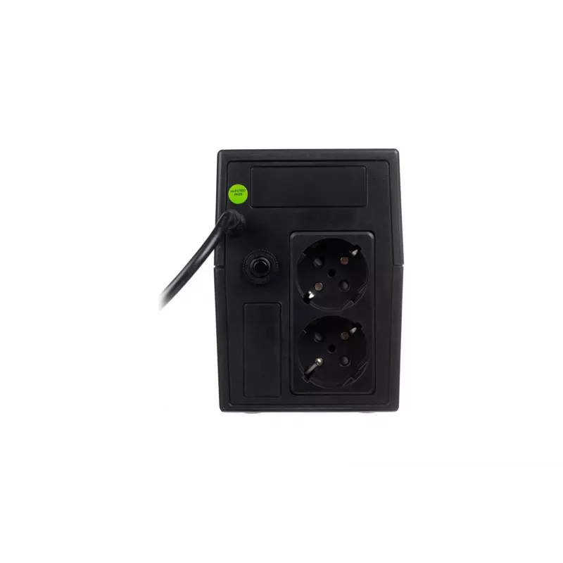 Uninterruptible power supply DIGITUS line-interactive DN-170064-B 800 VA (480 W), AVR, LCD, tower, 2 AC-uitgangen, type F