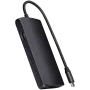 Satechi USB-C multiport-adapter ST-P8KED — 6 aansluitingen, ondersteunt 8K-resolutie