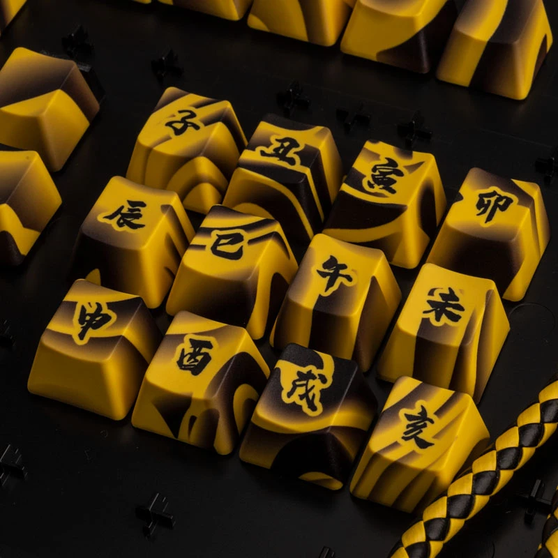 Ducky Traitors TIGER SKETCH Limited keycapset PBT US-layout