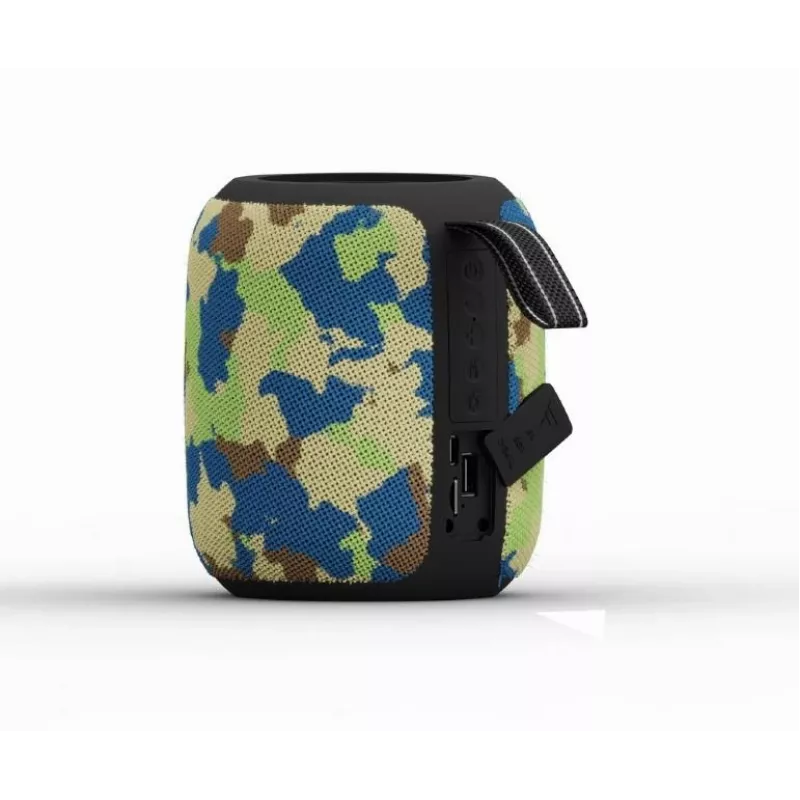 Gembird SPK-BT-LED-05-CM draagbare Bluetooth-speaker met LED, camouflage