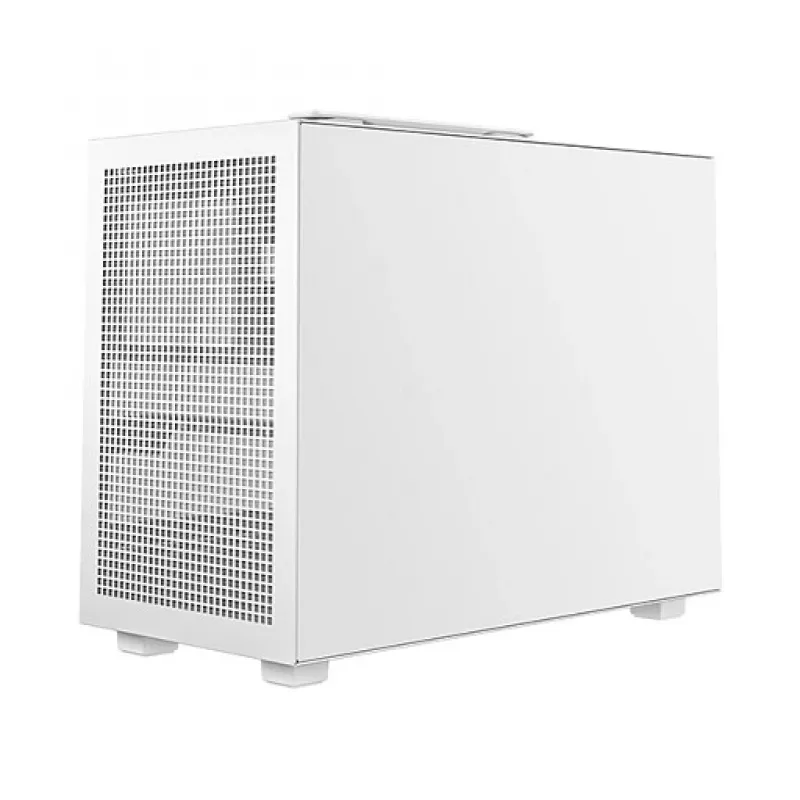 Computerbehuizing DeepCool CH160 PLUS WH small form factor wit, microATX, gehard glas, USB-C