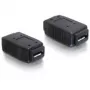 Adapter USB Micro-A+B bus naar USB Micro-A+B bus DeLOCK 65034 zwart