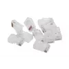 RJ45-stekker GEMBIRD PLUG3UP6/100, Cat5, rechte stekker, transparant, vergulde contacten, 100-pack