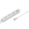 Slimme stekkerdoos Denver SHP-300U 3 AC-stopcontacten type E 4 wit