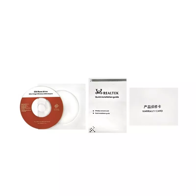 Qoltec - netwerkadapter - USB 2.0 - 802.11b/g/n - wit