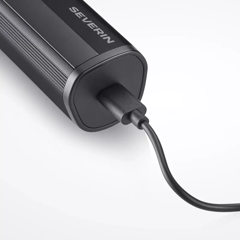 Severin HS 0710 foilshaver en trimmer – oplaadbaar, nat en droog scheren, zwart