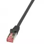 LOGILINK CQ2013S LOGILINK patchkabel Cat.6 S/FTP PIMF PrimeLine 0,25m, zwart