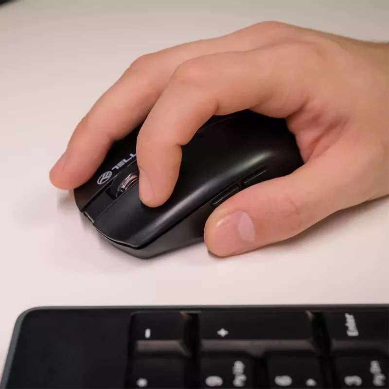 Tellur Silent Click draadloze muis zwart