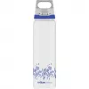 Drinkfles Total Clear One MyPlanet Blue 0,75 L transparant/donkerblauw, eenhandssluiting ONE