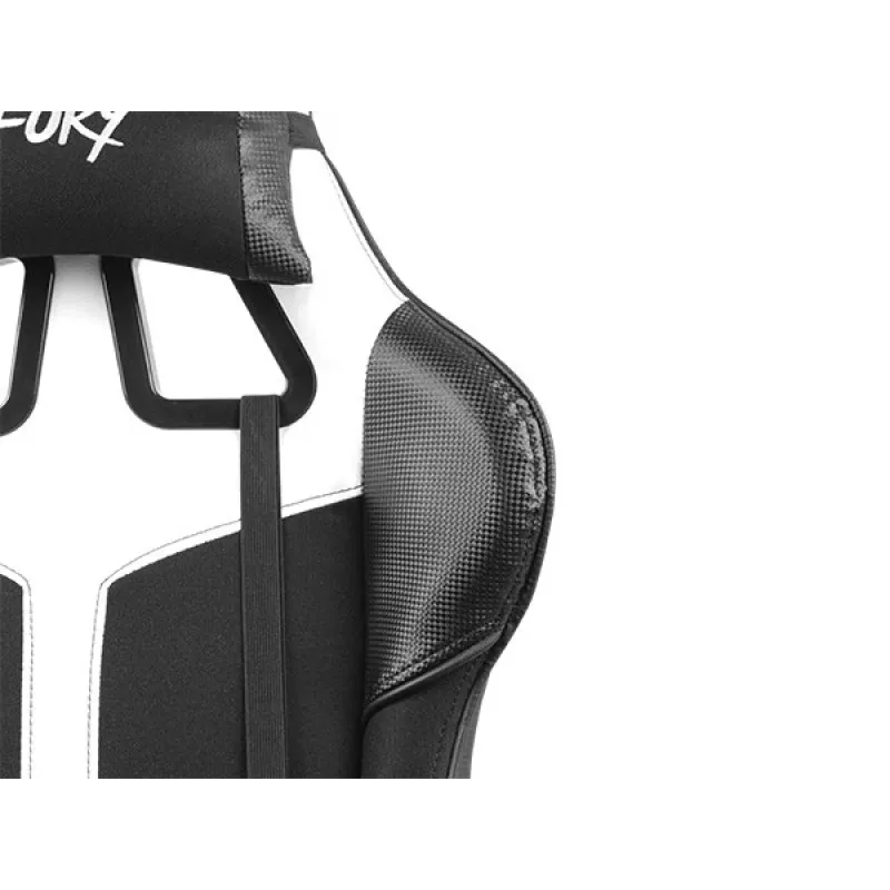 FURY Avenger XL universele gamingstoel gevoerde zitting zwart, wit