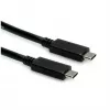 USB-kabel ROLINE 11.02.9056 0,5 m USB 3.2 Gen 2 10 Gbit/s USB C zwart