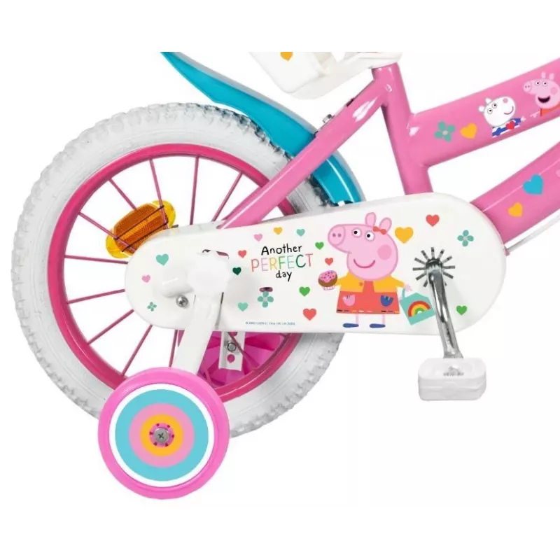 Kinderfiets 14 Peppa Pig roze 1495 TOIMSA