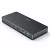 Dockingstation UNITEK D1103A01 USB4 bekabeld zwart 100W Power Delivery