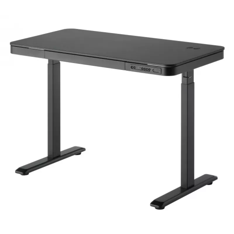 In hoogte verstelbaar bureau Up Up Balder II zwart