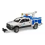 Auto Dodge RAM 2500 Service met zwaailicht en kraan BRUDER 02509