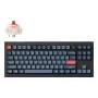 Keychron V3 Max toetsenbord universeel RF draadloos Bluetooth zwart grijs Tenkeyless