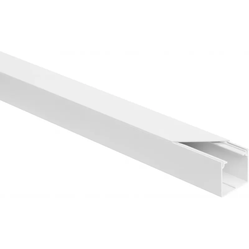 Elektrische installatiegoot compleet WIT LS 40x40 2m (VERPAKKING met 10)