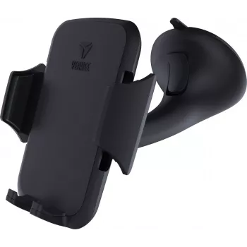 Autohouder YENKEE YSM 415BK verstelbare houder voor smartphones, universele klemming, dashboard-/voorruitcompatibel