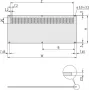 SCHROFF REAR PANEL 4U 84HP PERF. - rack-accessoire (30849030)
