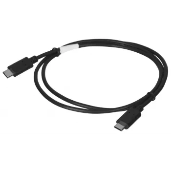 USB 2.0 USB-C-naar-USB-C-kabel LANBERG CA-CMCM-10CU-0010-BK 1 m, zwart, 480 Mbit/s, vergulde contacten