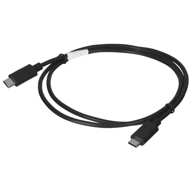 USB 2.0 USB-C-naar-USB-C-kabel LANBERG CA-CMCM-10CU-0010-BK 1 m, zwart, 480 Mbit/s, vergulde contacten