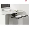 Maclean MC-757 toetsenbordlade onder het bureau, staal, max. 2 kg, zwart