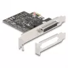 DeLOCK 66324 Interne RS-232 VGA-adapter PCIe-bus zwart