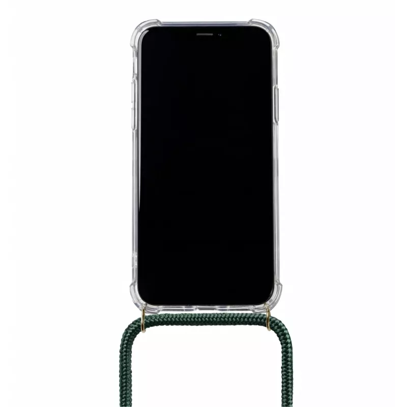 Telefoonhanger Lookabe loo014 voor iPhone XR – goudgroen beschermhoesje met bandje