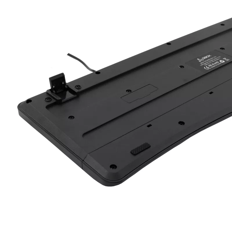 Bedraad USB-toetsenbord SBOX K-103 US zwart — US-layout, USB-aansluiting