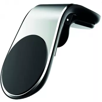 Passieve houder 2GO CarClip mobiele telefoon/smartphone zwart zilver