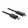 Delock kabel DisplayPort 1.1 stekker > High Speed HDMI-A stekker passief 2 m zwart (82587)